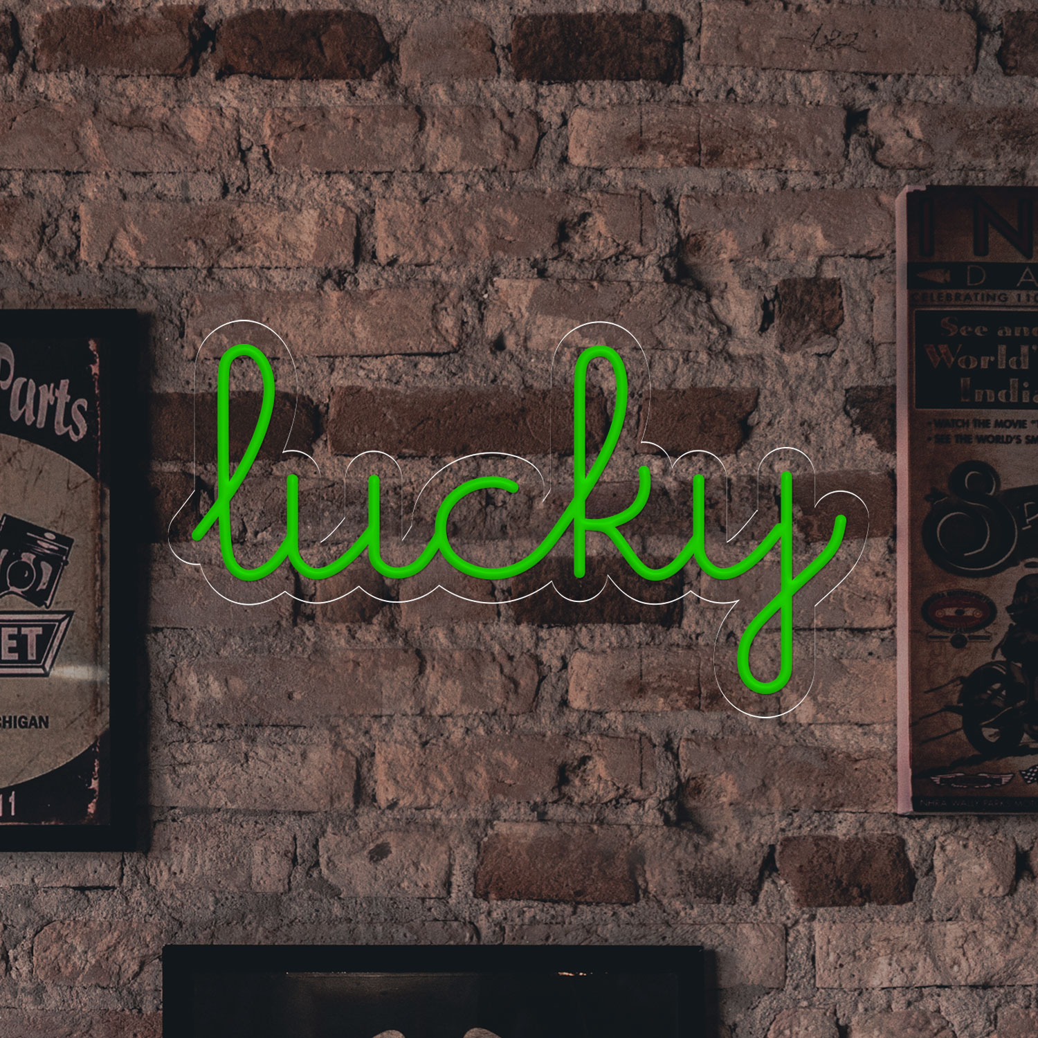 Immagine di Neon economico "Lucky"