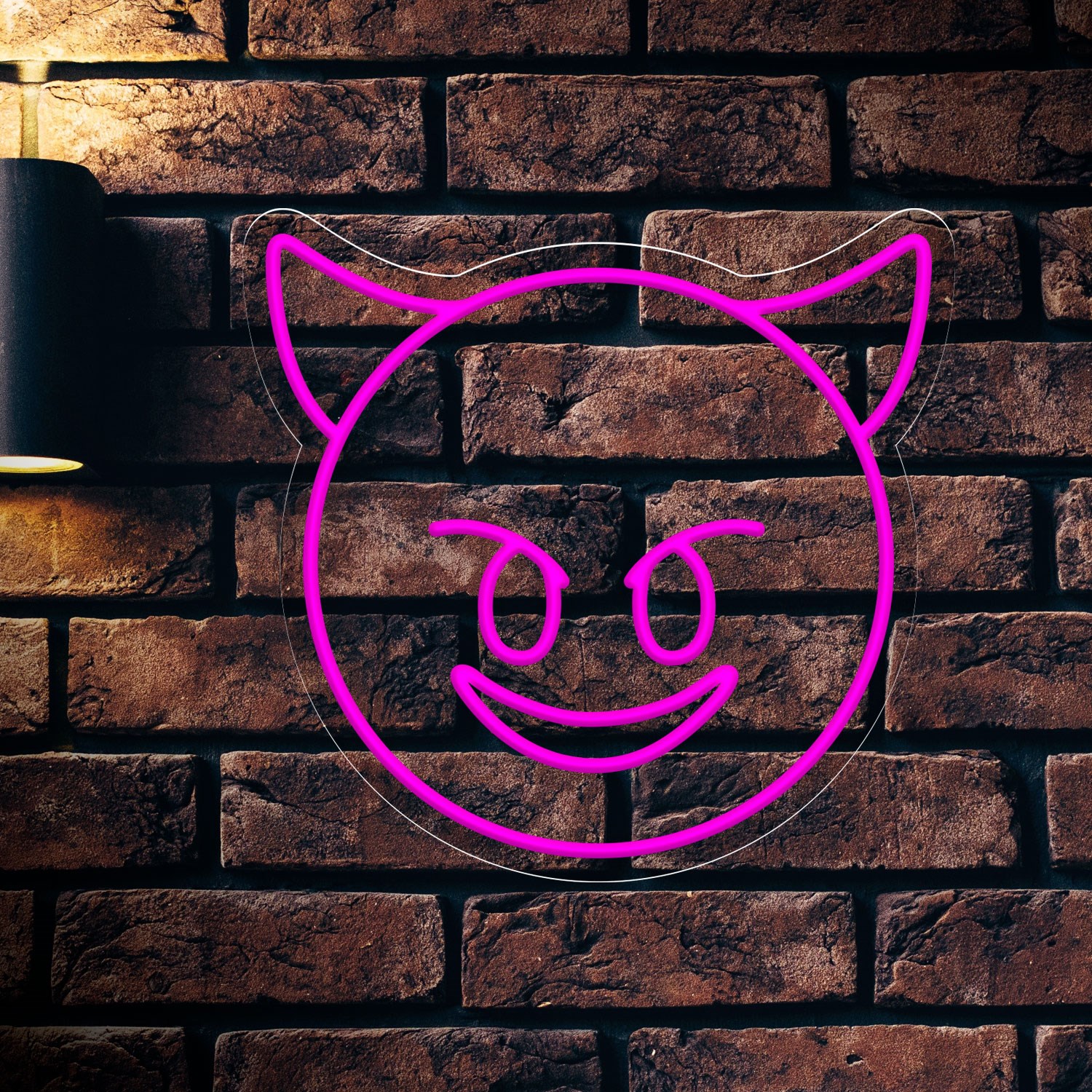 Picture of Devil Emoji Neon Sign