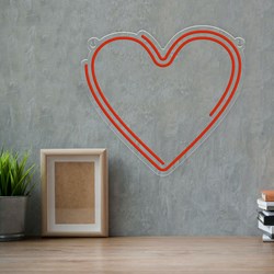 Mostrar detalles de Neón para San Valentín Trazo Corazón Imagen de Neón para San Valentín Trazo Corazón