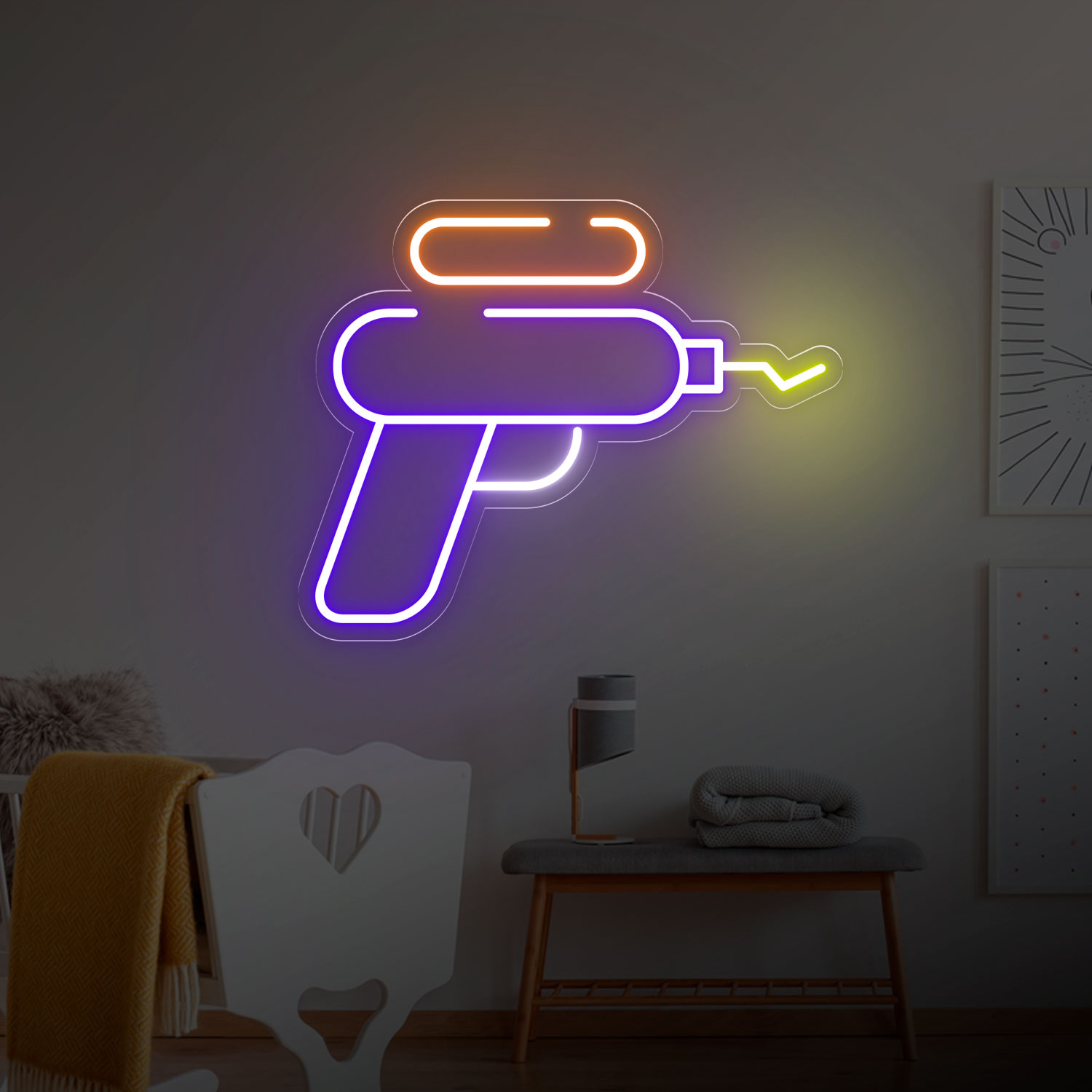 Picture of Toy Gun Neon Sign