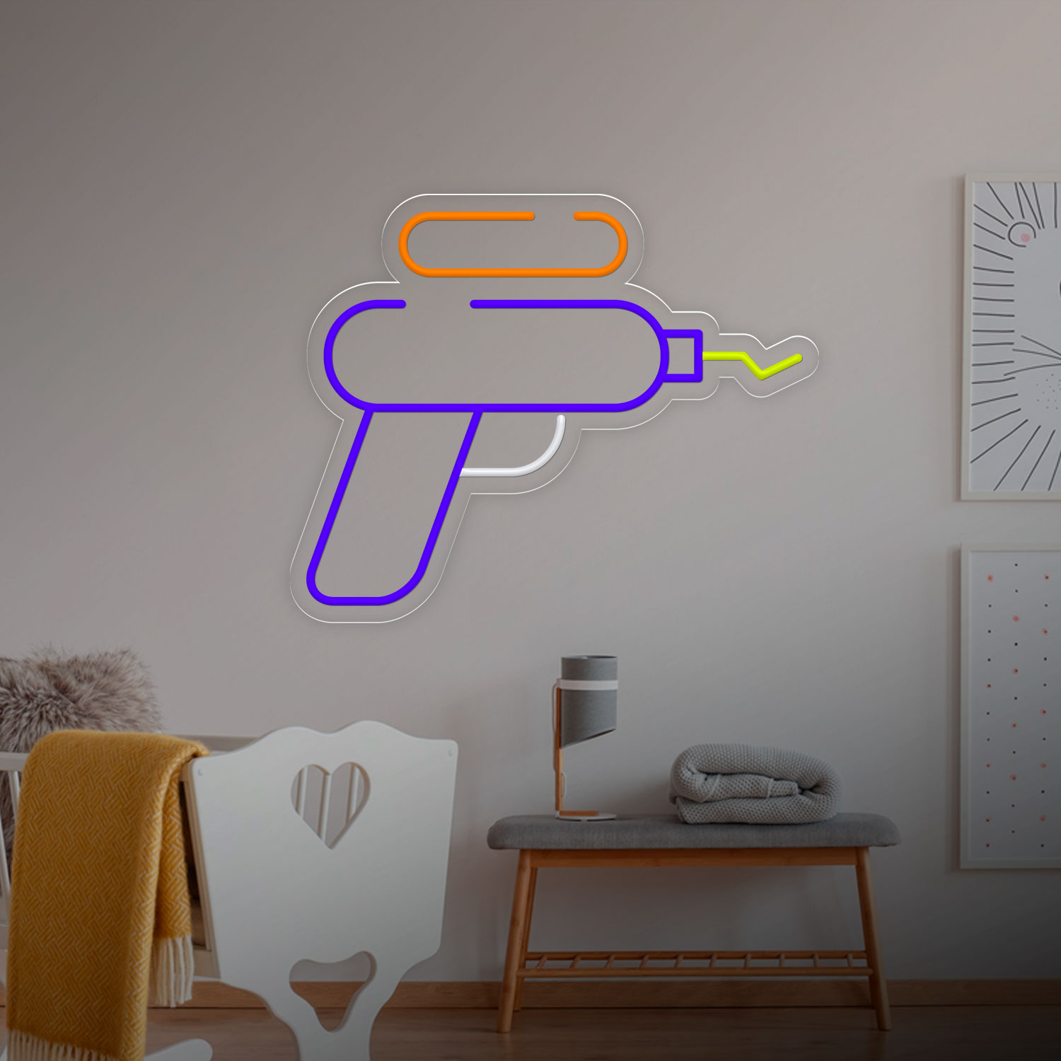 Picture of Toy Gun Neon Sign