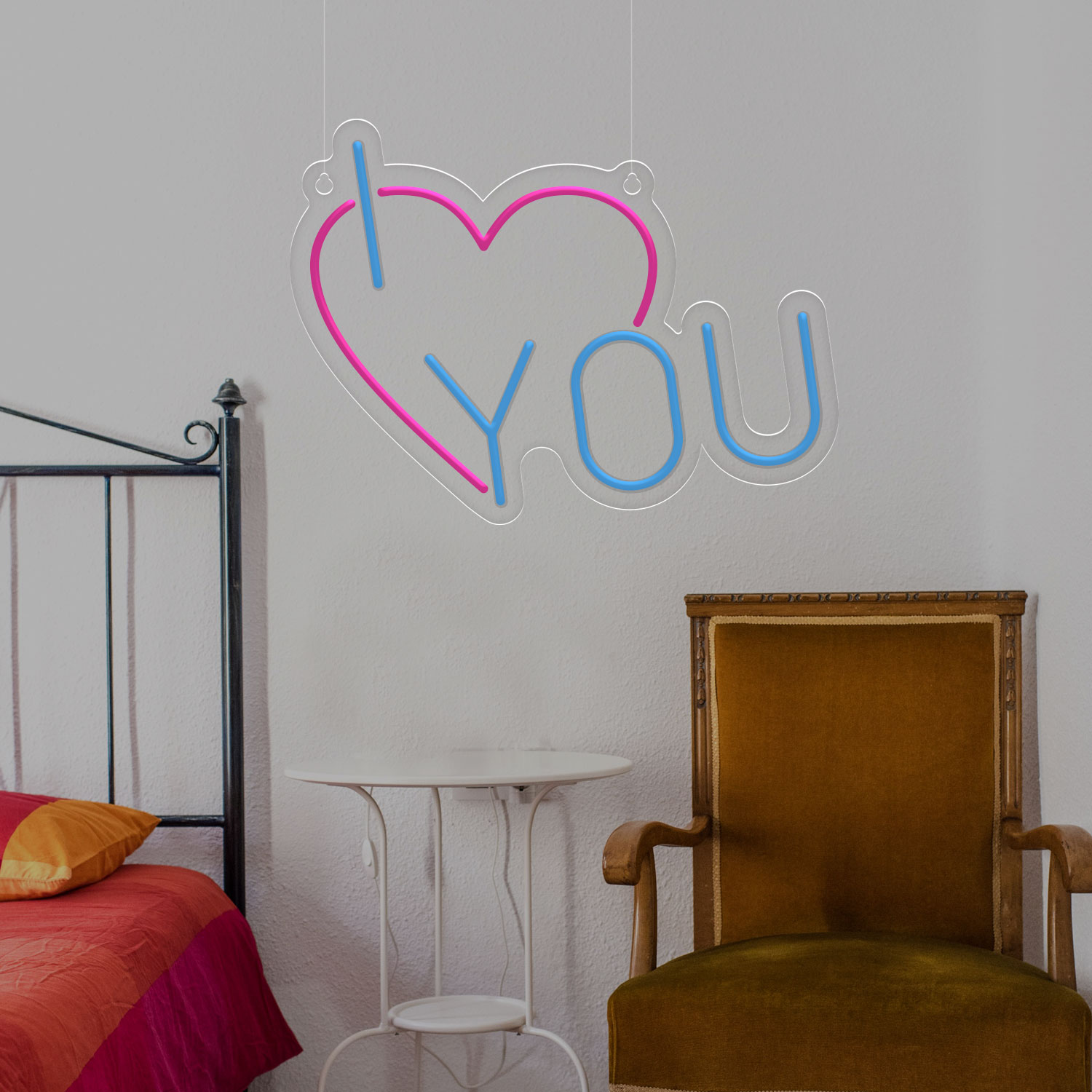 Immagine di Neon per San Valentino "I Love You"