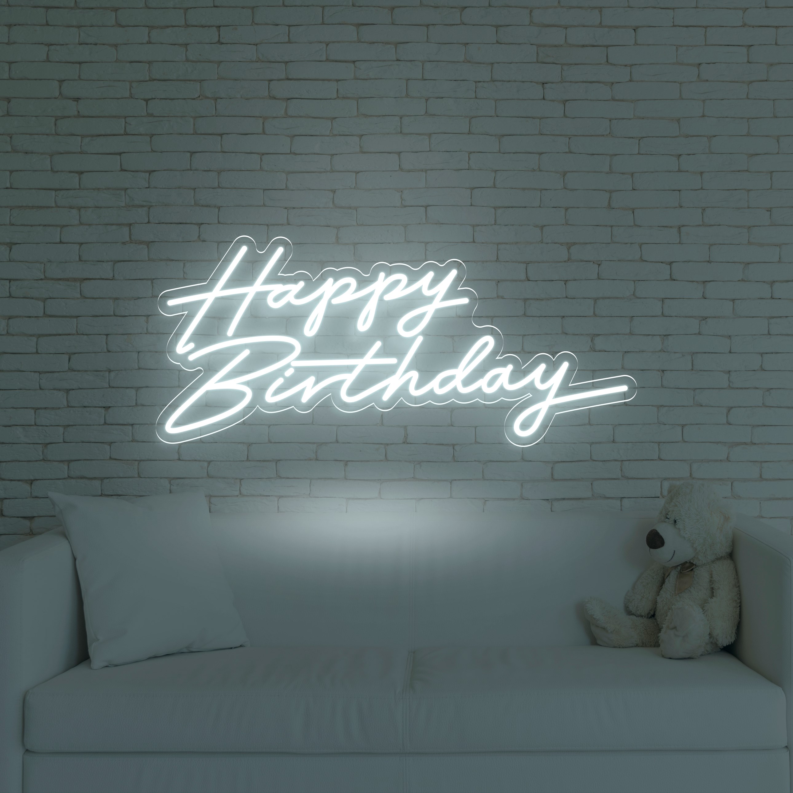 Neon happy birthday -  España