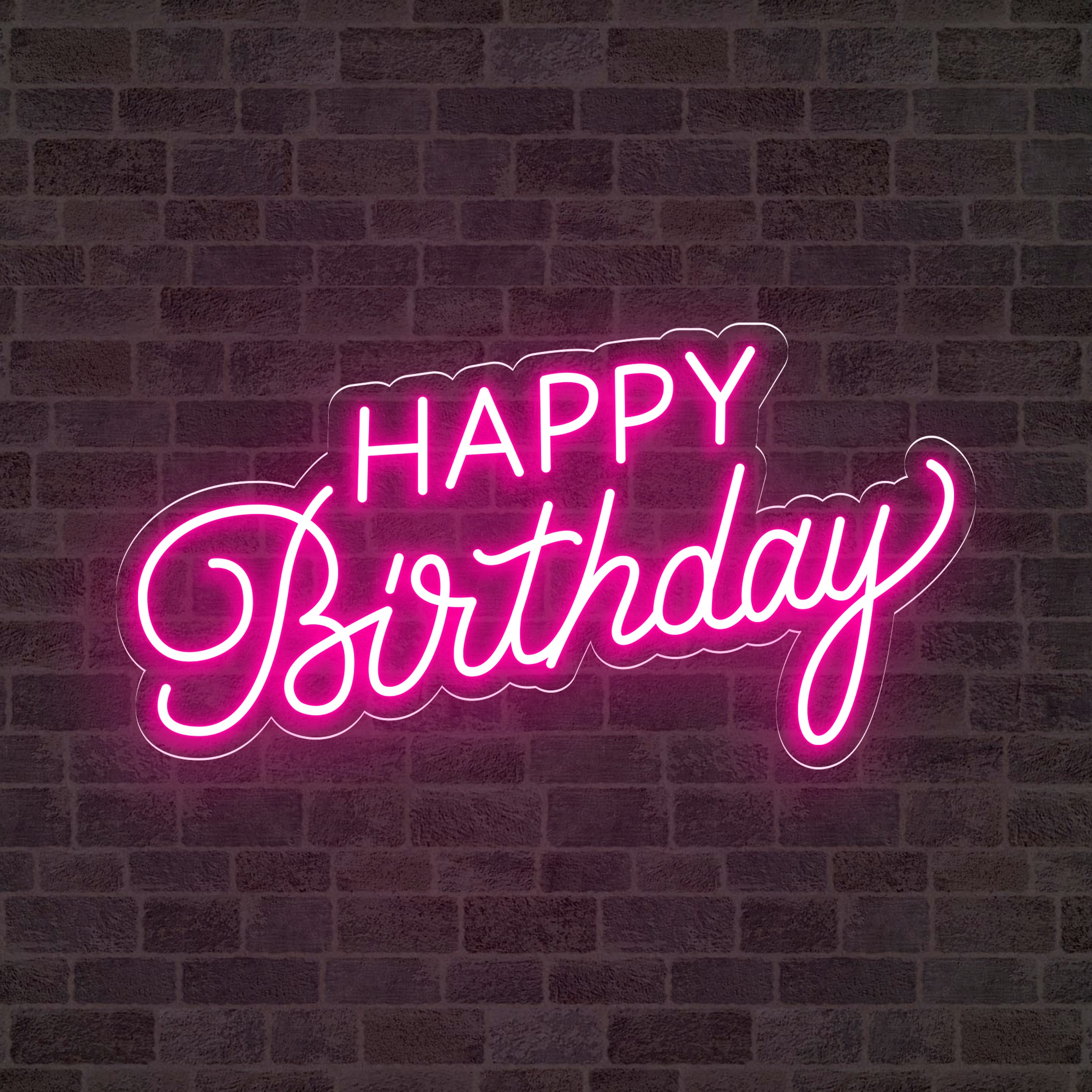 Picture of Happy Birthday Neon Sign #2