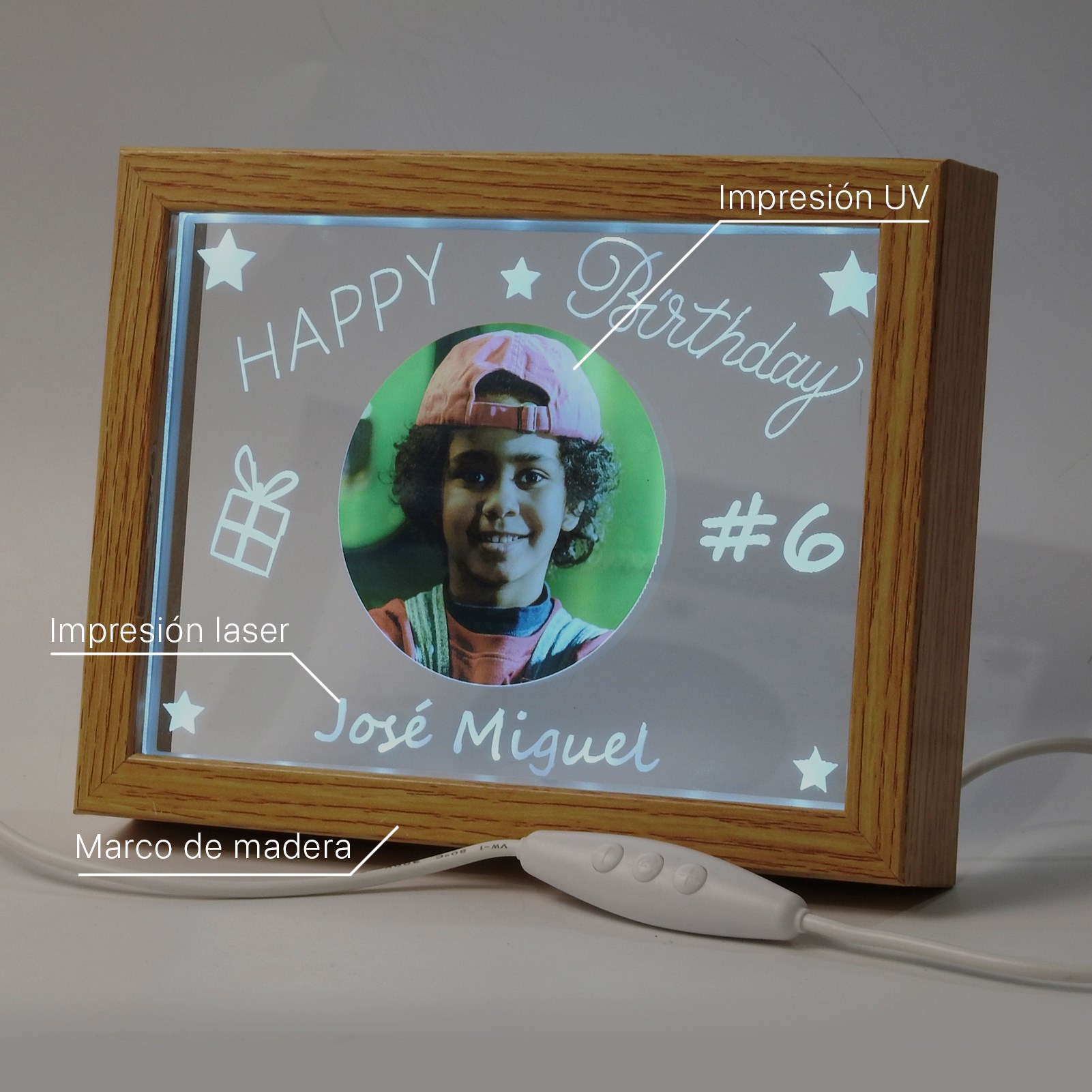 Picture of Happy Birthday Customizable Frame