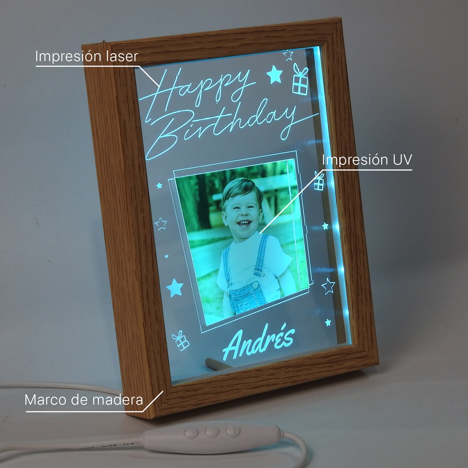 Picture of Happy Birthday Customizable Frame #2