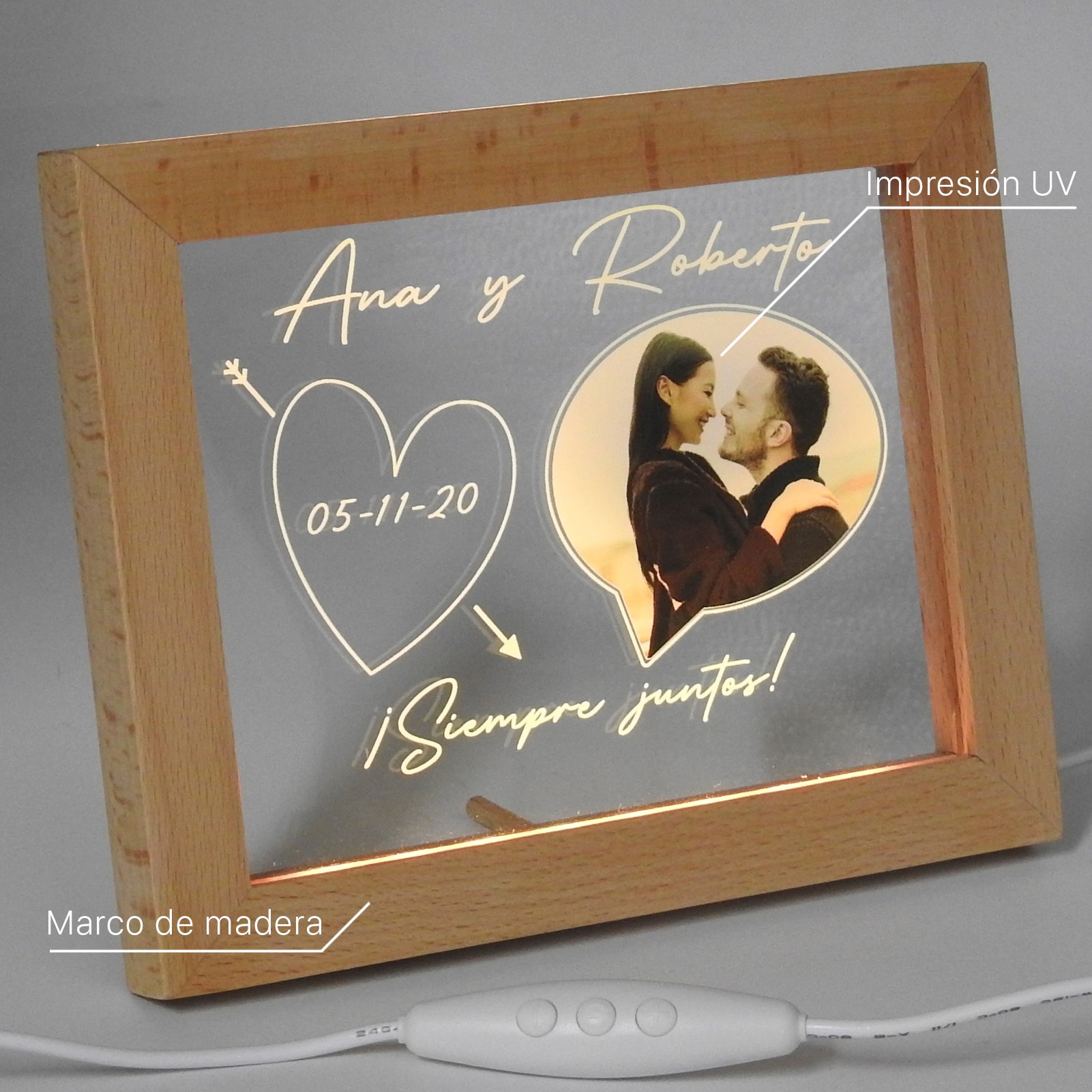 Picture of Customizable Frame for Couples #2