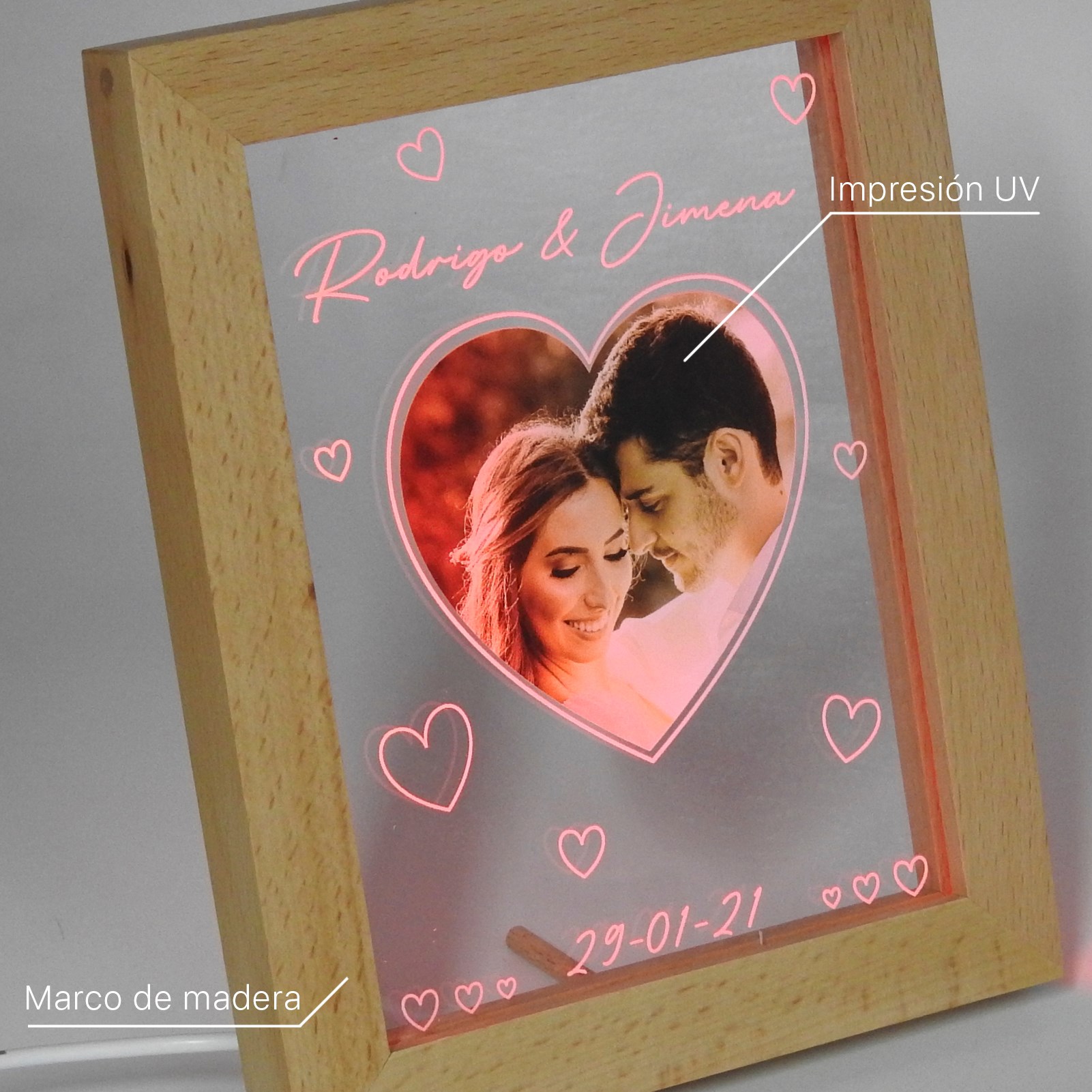 Picture of Customizable Frame for Couples #6