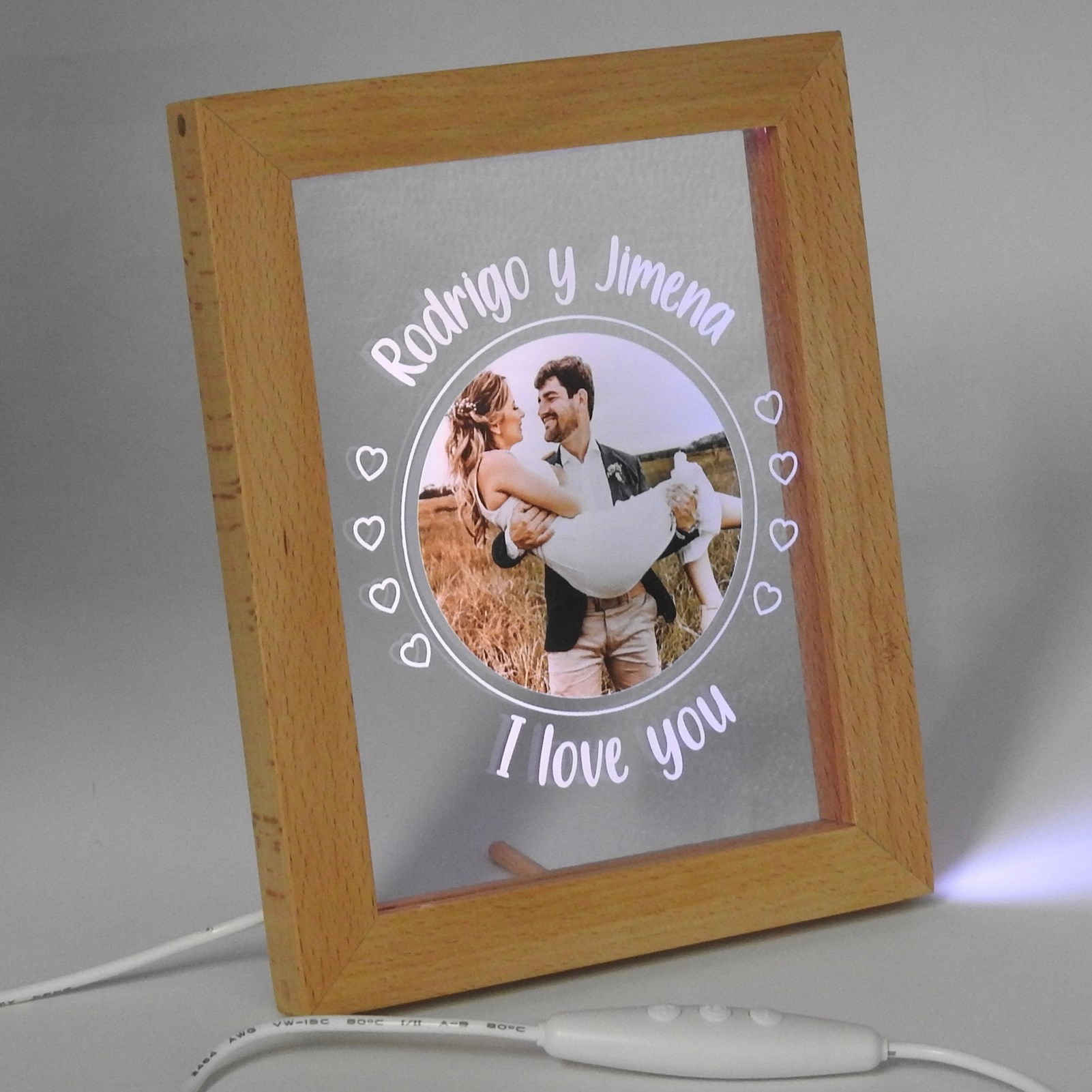 Picture of Customizable Frame for Couples #7