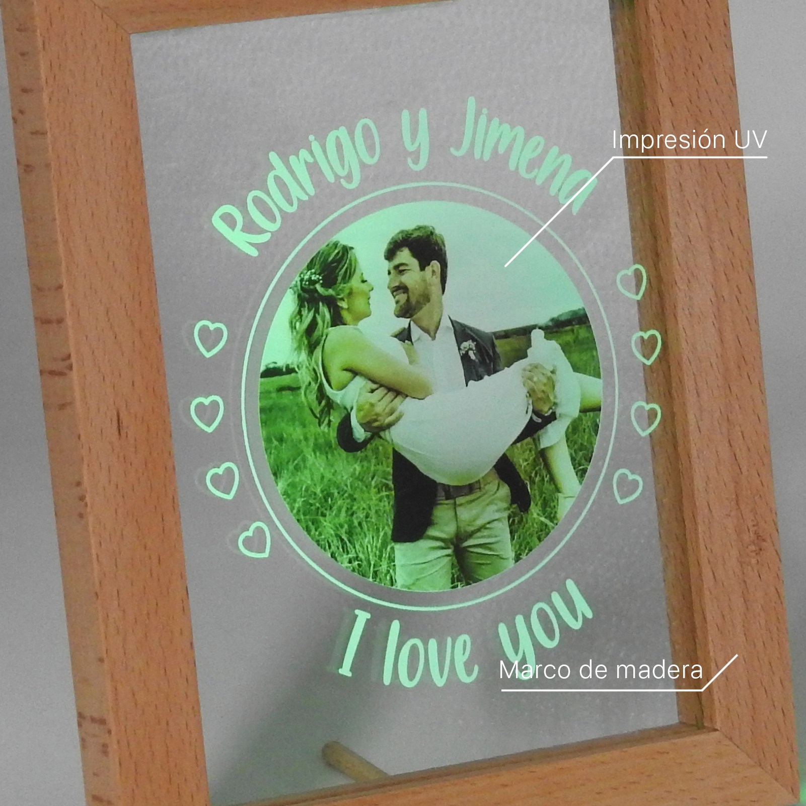 Picture of Customizable Frame for Couples #7