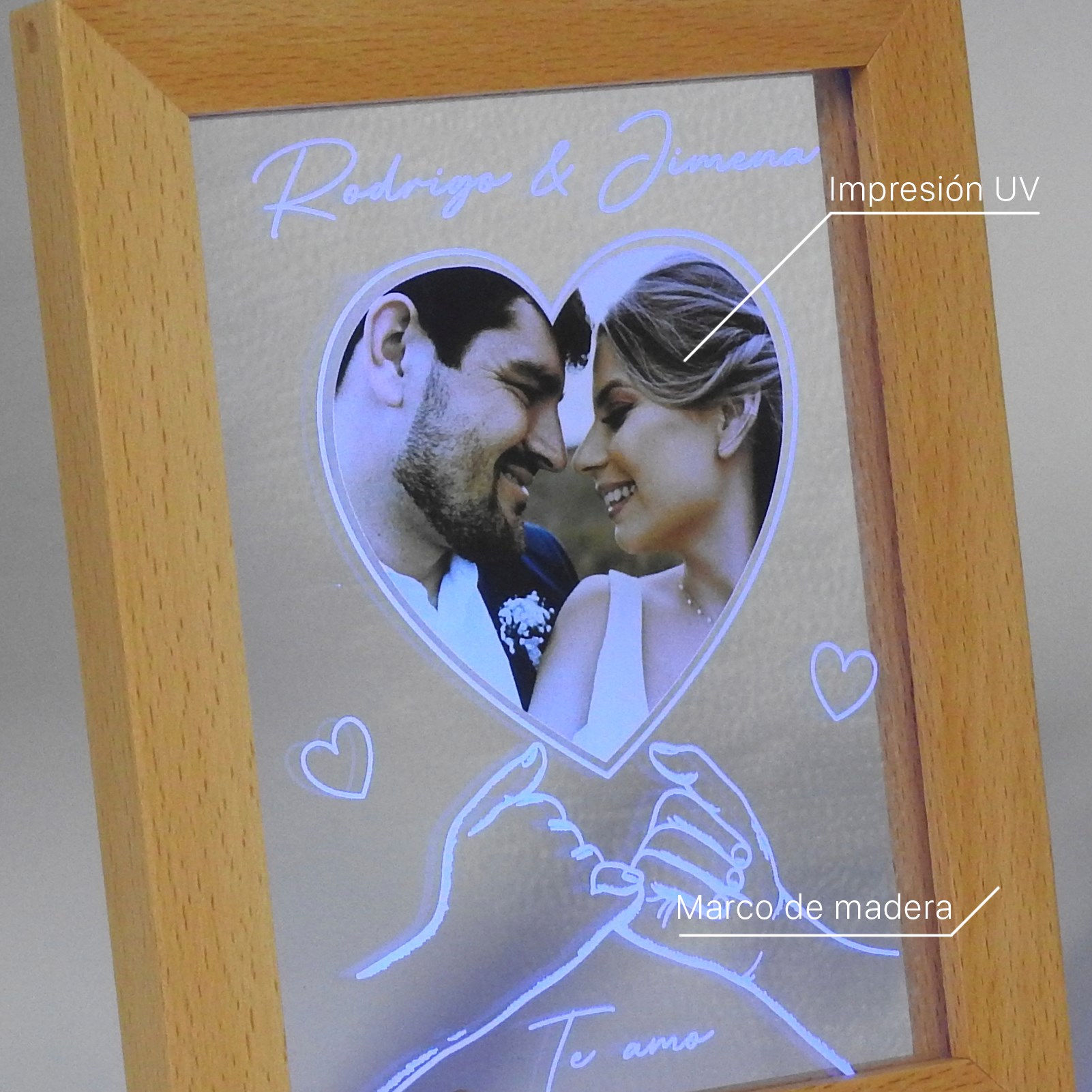 Picture of Customizable Frame for Couples #8